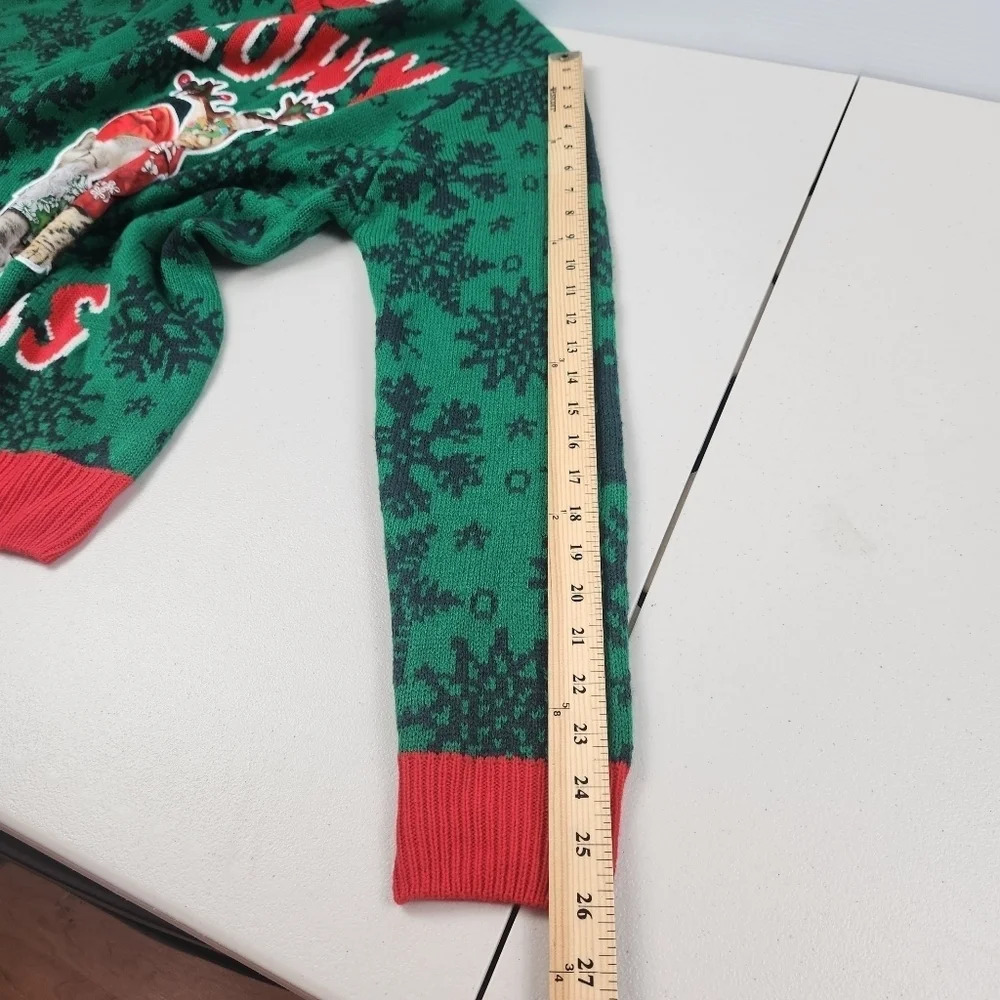 Party Sweater Men's Meowy Catmas Ugly Christmas Sweater Sz Large - Picture 9 of 11